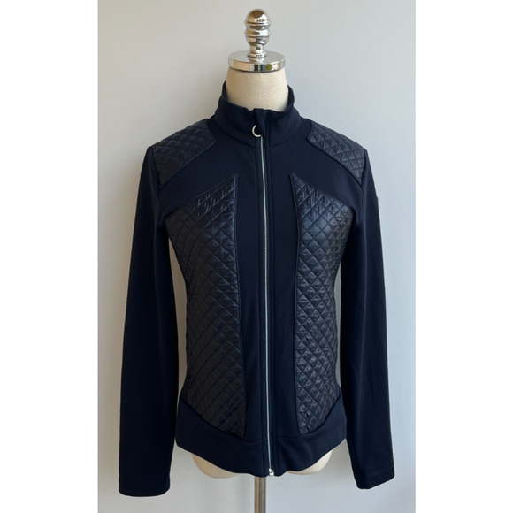 Chervo Women’s Golf Quilted Puffer Full Zip Jacket Lightweight sz S - Picture 1 of 10